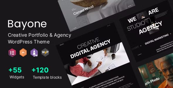 Bayone - Creative Agency & Portfolio WordPress Theme